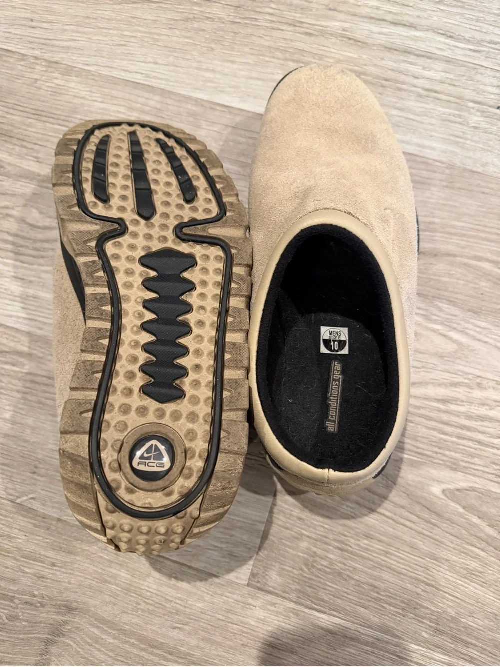 Nike suede upper